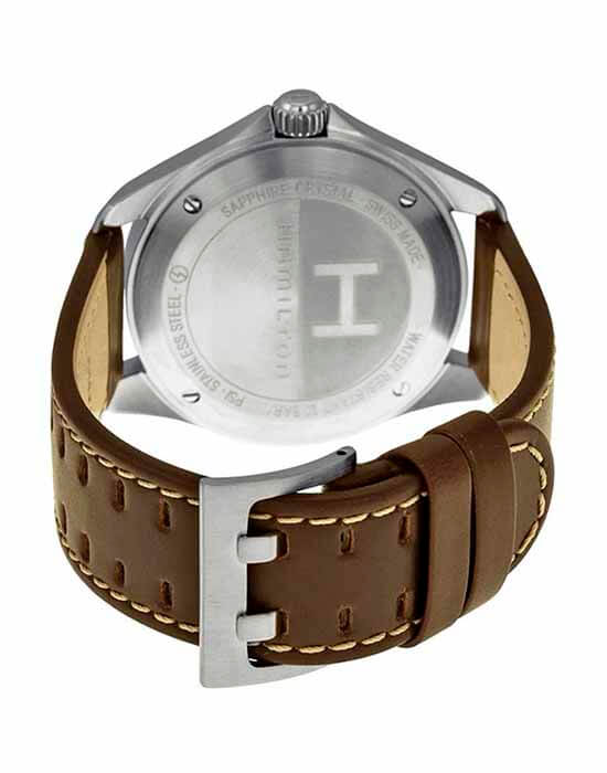 Оригинальные часы Hamilton Hamilton Khaki Aviation Pilot Day Date Quartz H64611535 кварцевые калибр механизма eta 955.422 общий вид