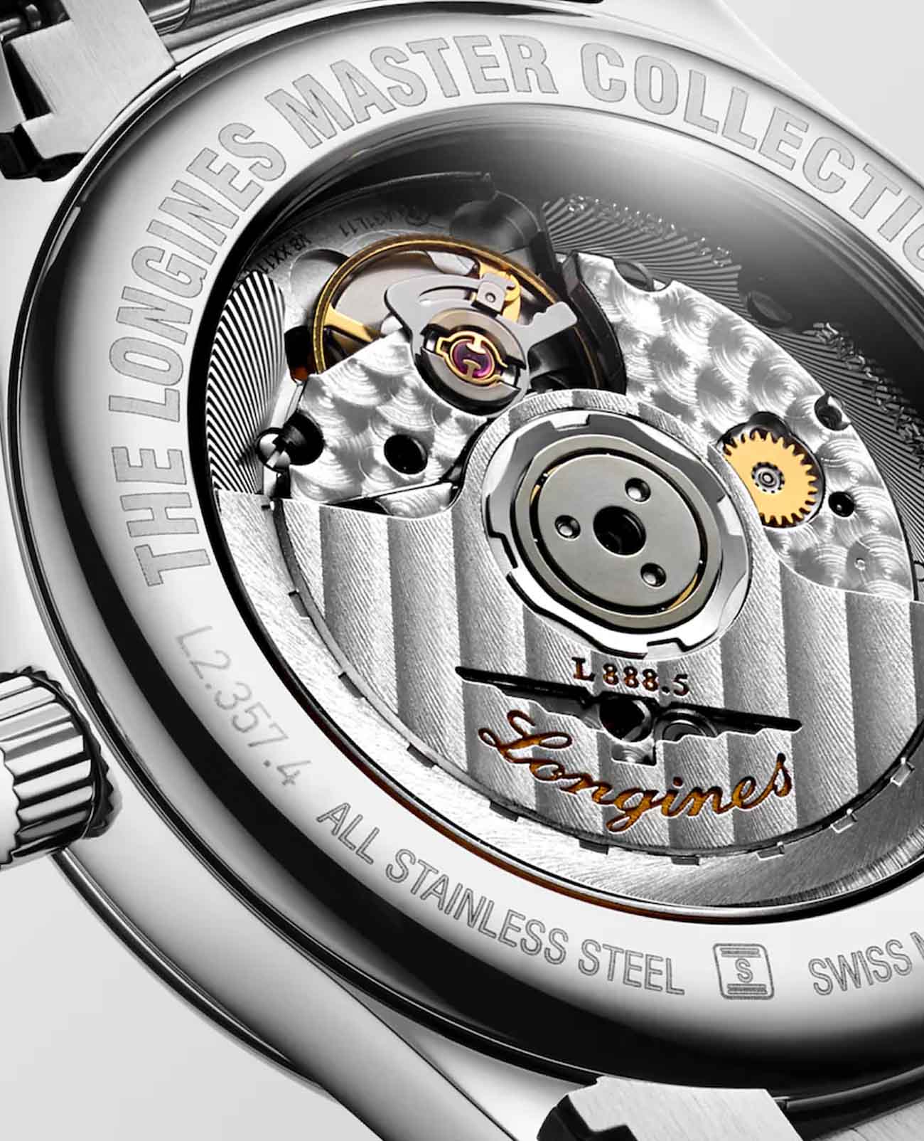 Longines Longines Master Collection L2.357.4.98.6 механические женские часы часы крупный план синий циферблата