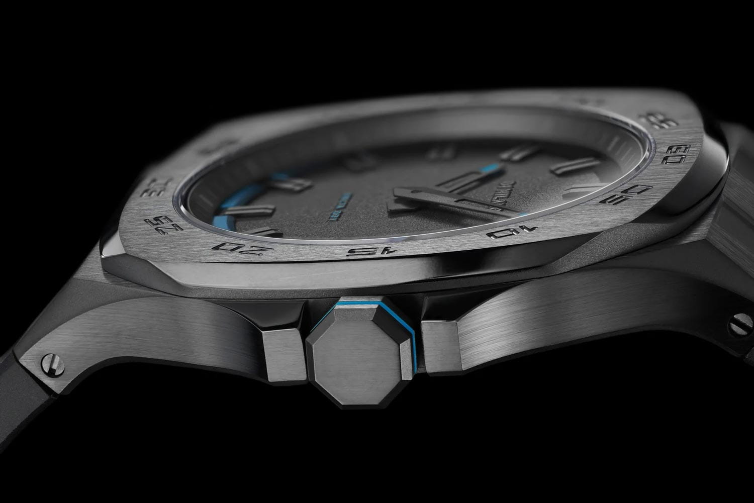 D1 Milano D1 Milano Delta 001 DTRJ02,  италия мужские часы на браслете каучук боковой вид