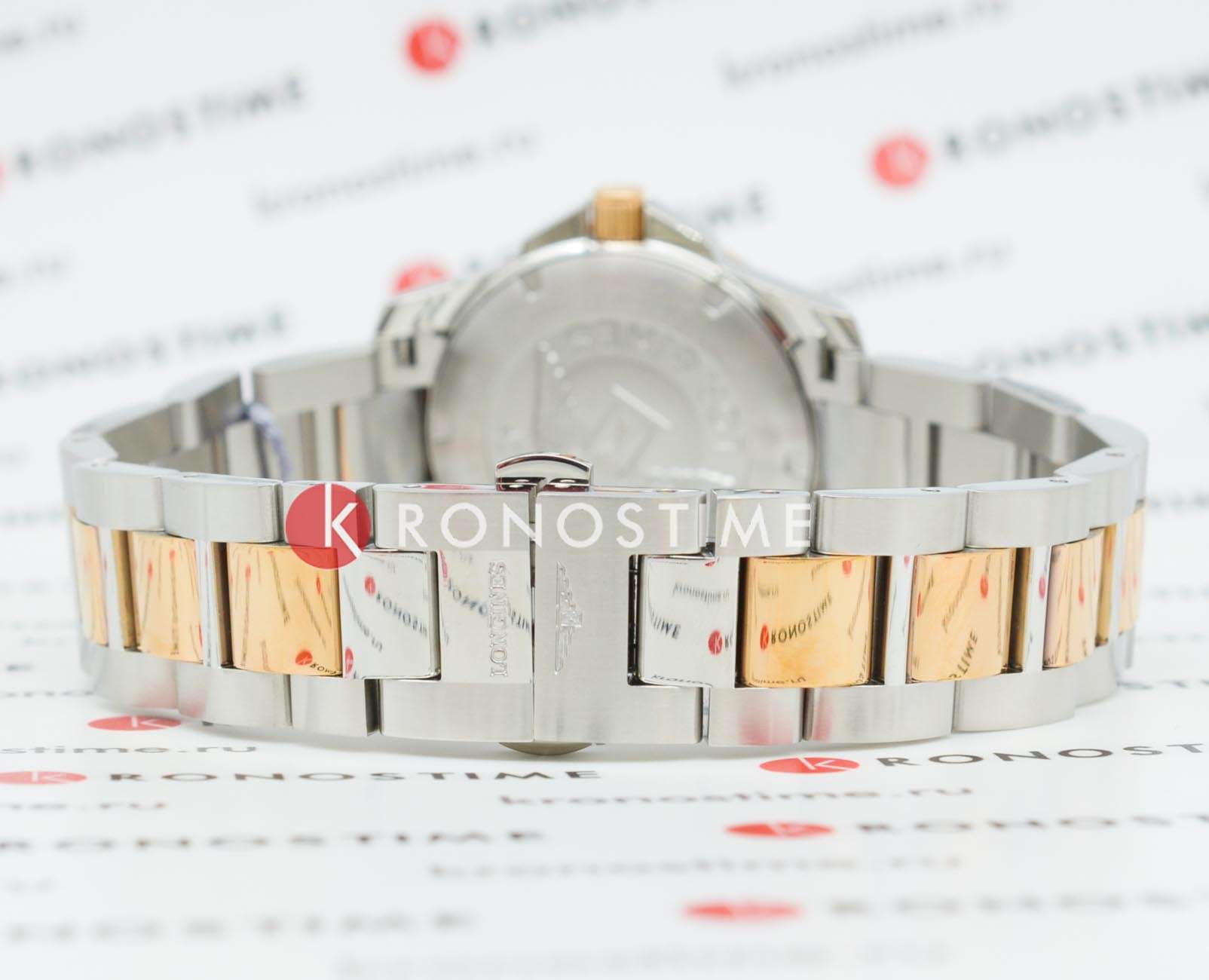 Оригинальные часы Longines Longines Conquest L3.377.3.88.7 кварцевые калибр механизма l156 (на основе eta 255.412) общий вид