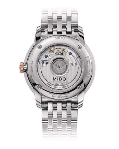 Mido Mido Baroncelli Power Reserve M027.428.22.013.00 , наручные мужские часы фото под углом