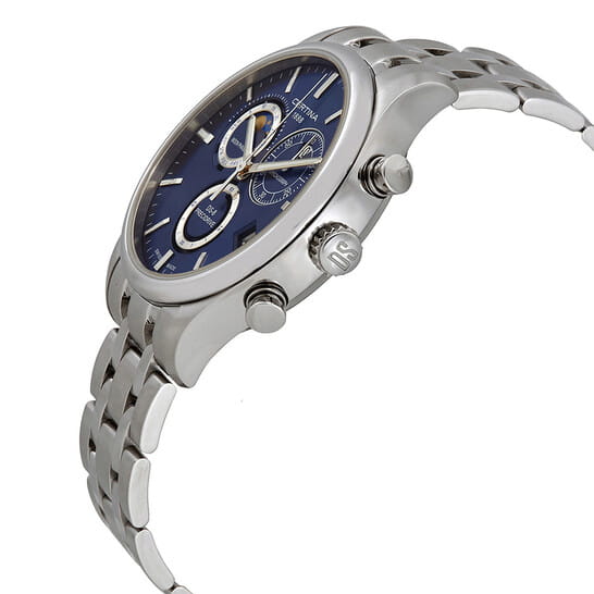 Certina Certina DS-8 Chronograph Moon Phase C033.450.11.041.00, sport швейцария мужские часы на браслете 18-каратное желтое золото боковой вид