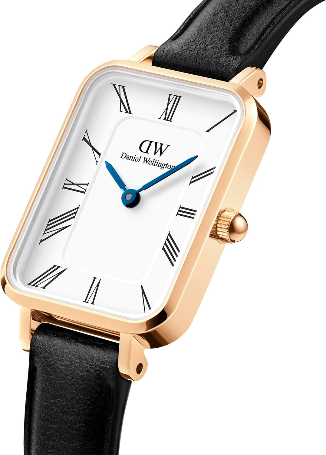 Daniel Wellington Daniel Wellington Quadro Roman Numerals Sheffield Gold DW00100692 , наручные женские часы фото под углом