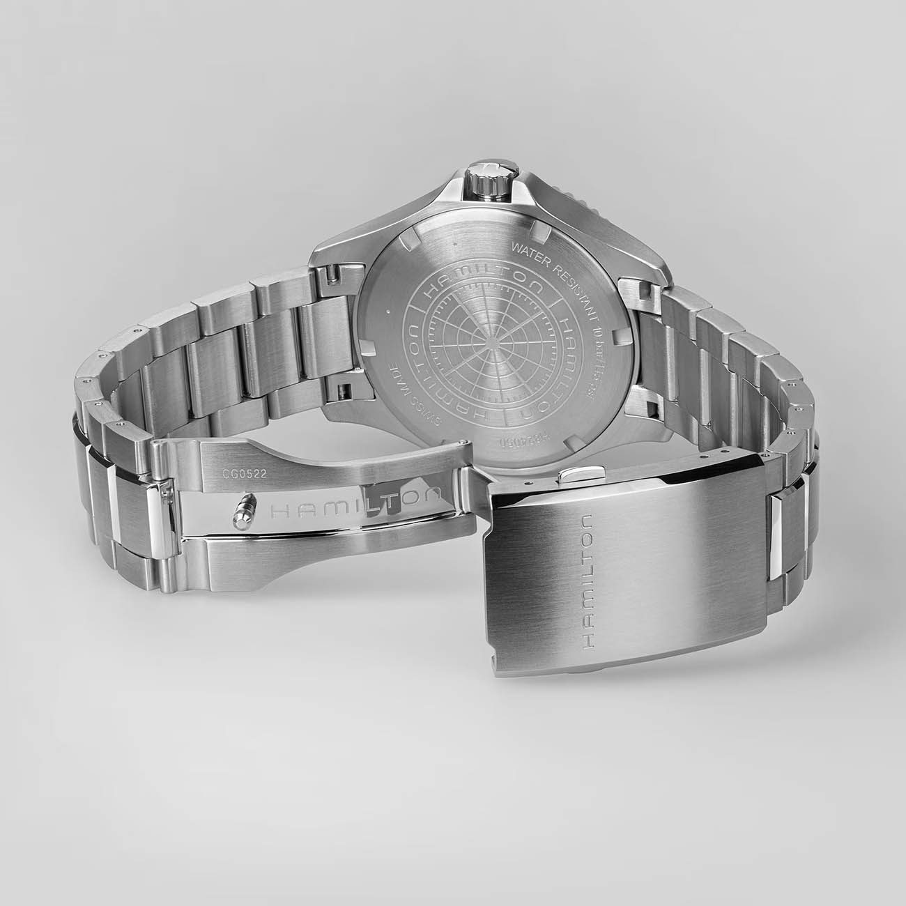 Оригинальные часы Hamilton Hamilton Khaki Navy Scuba Auto H82405130 механические калибр механизма h-10 общий вид