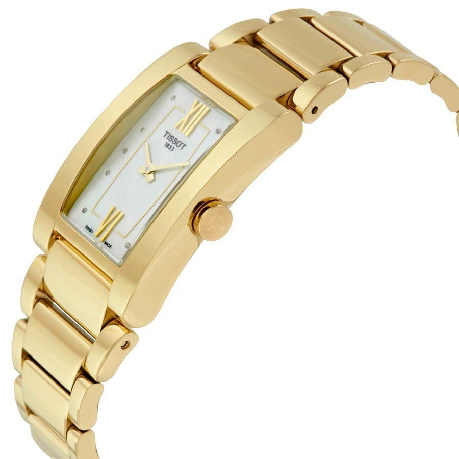 Tissot Tissot Generosi-T T105.309.33.116.00, t-lady швейцария женские часы на браслете сталь c pvd покрытием боковой вид