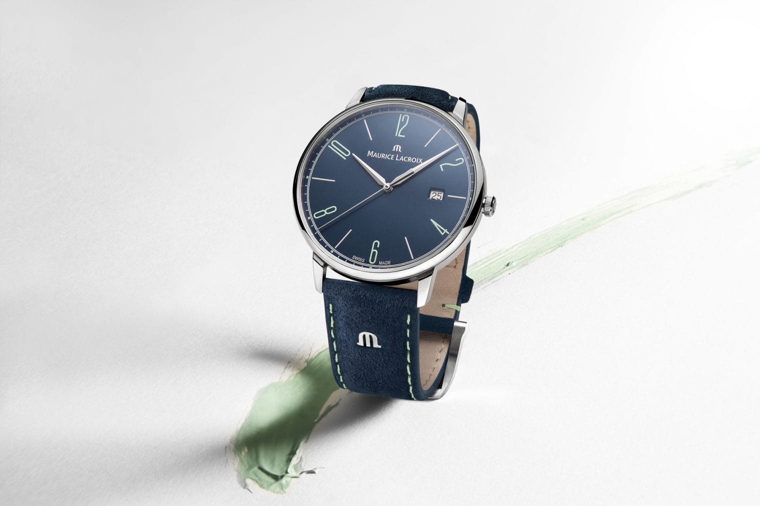 Оригинальные часы Maurice Lacroix Maurice Lacroix Eliros Date EL1118-SS00E-420-C кварцевые калибр механизма  общий вид