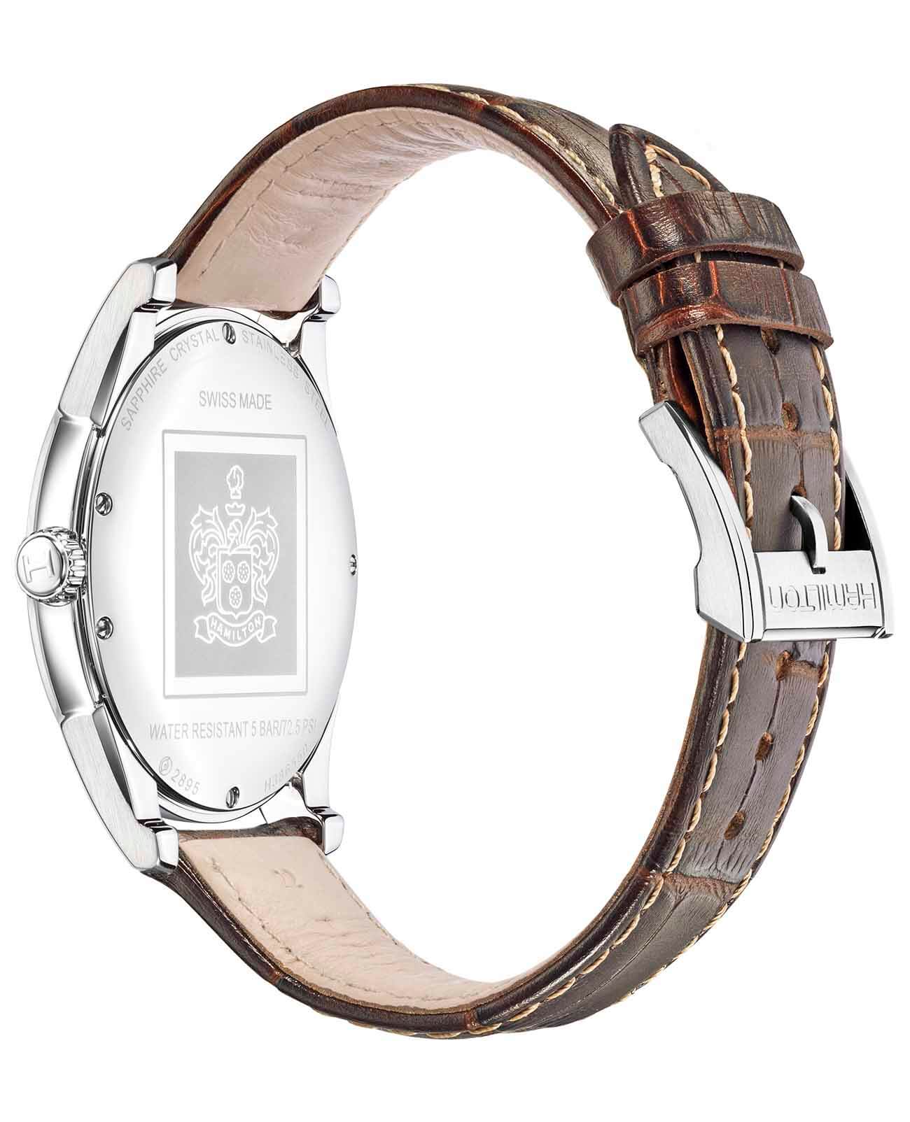 Hamilton Hamilton Jazzmaster Small Second Auto H38655515 мужские часы белый циферблат на запястье