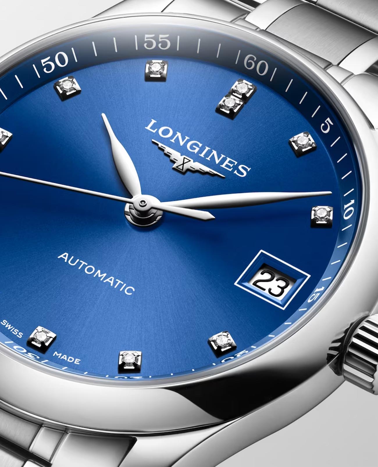 Longines Longines Master Collection L2.357.4.98.6 женские часы синий циферблат на запястье