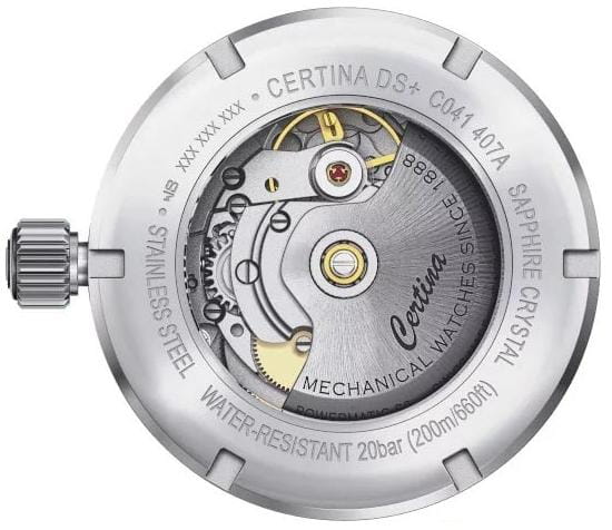 Certina Certina DS+ C041.407.19.041.91 мужские часы синий циферблат на запястье