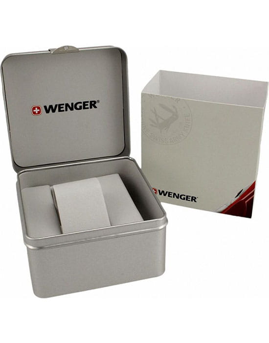 Wenger 01.1741.117 мужские часы черный циферблат на запястье