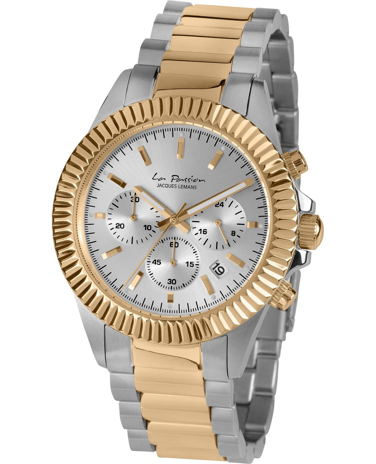 Jacques Lemans Jacques Lemans La Passion LP-111i  LP-111i кварцевые женские часы серебристый циферблат, браслет нержавеющая сталь — вид спереди