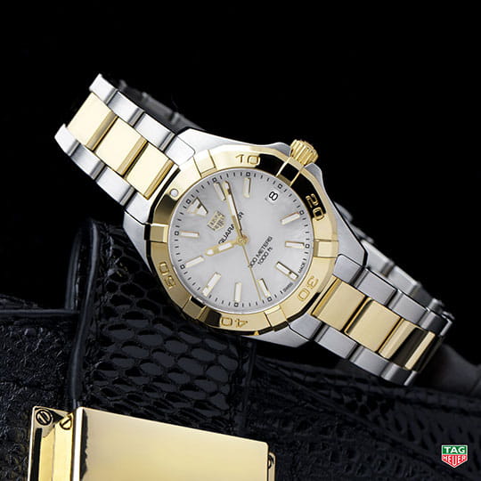 TAG Heuer TAG Heuer Aquaracer WBD1420.BB0321 женские часы перламутровый циферблат на запястье
