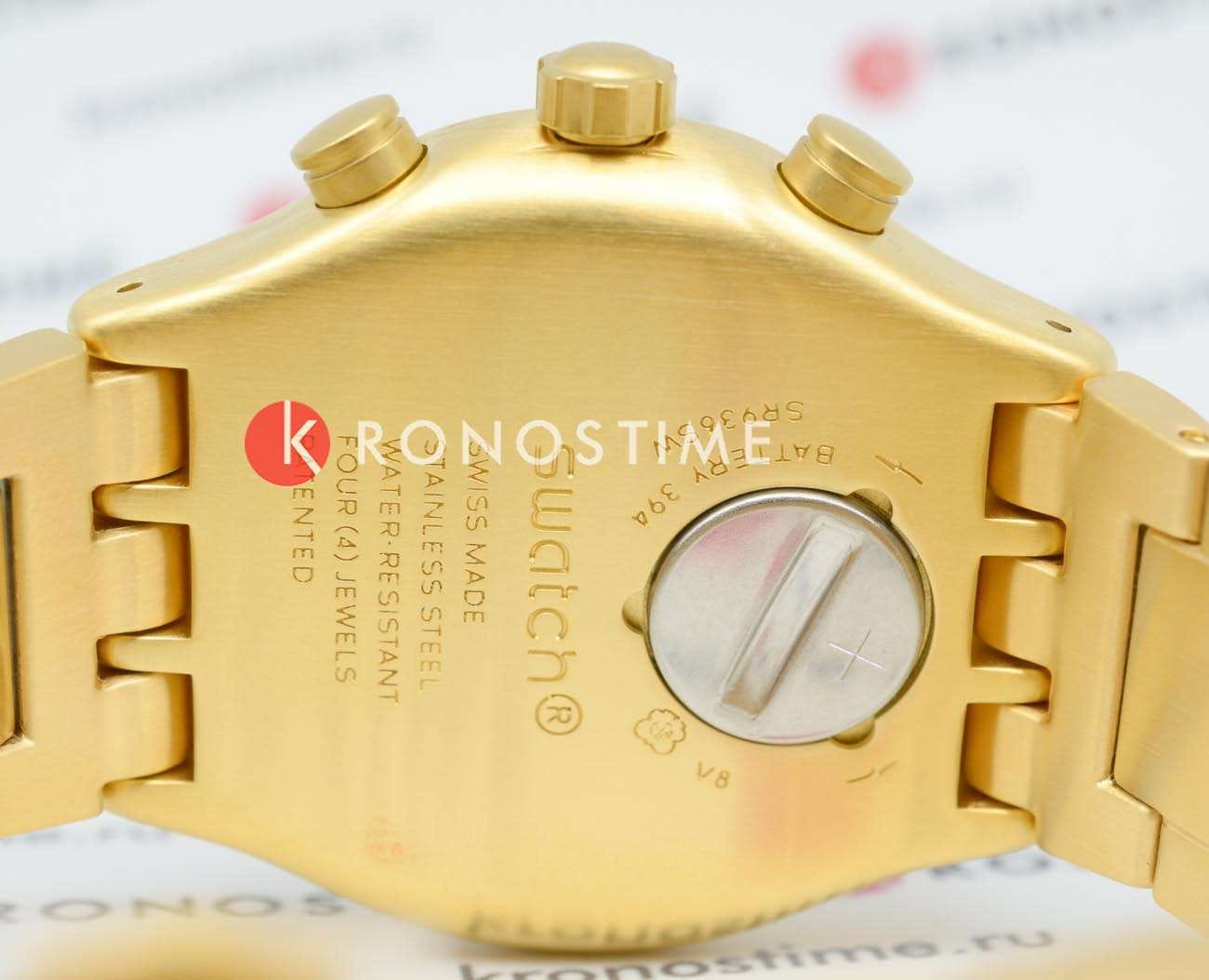 Оригинальные часы Swatch Swatch I New Chrono YVG418G кварцевые калибр механизма  общий вид