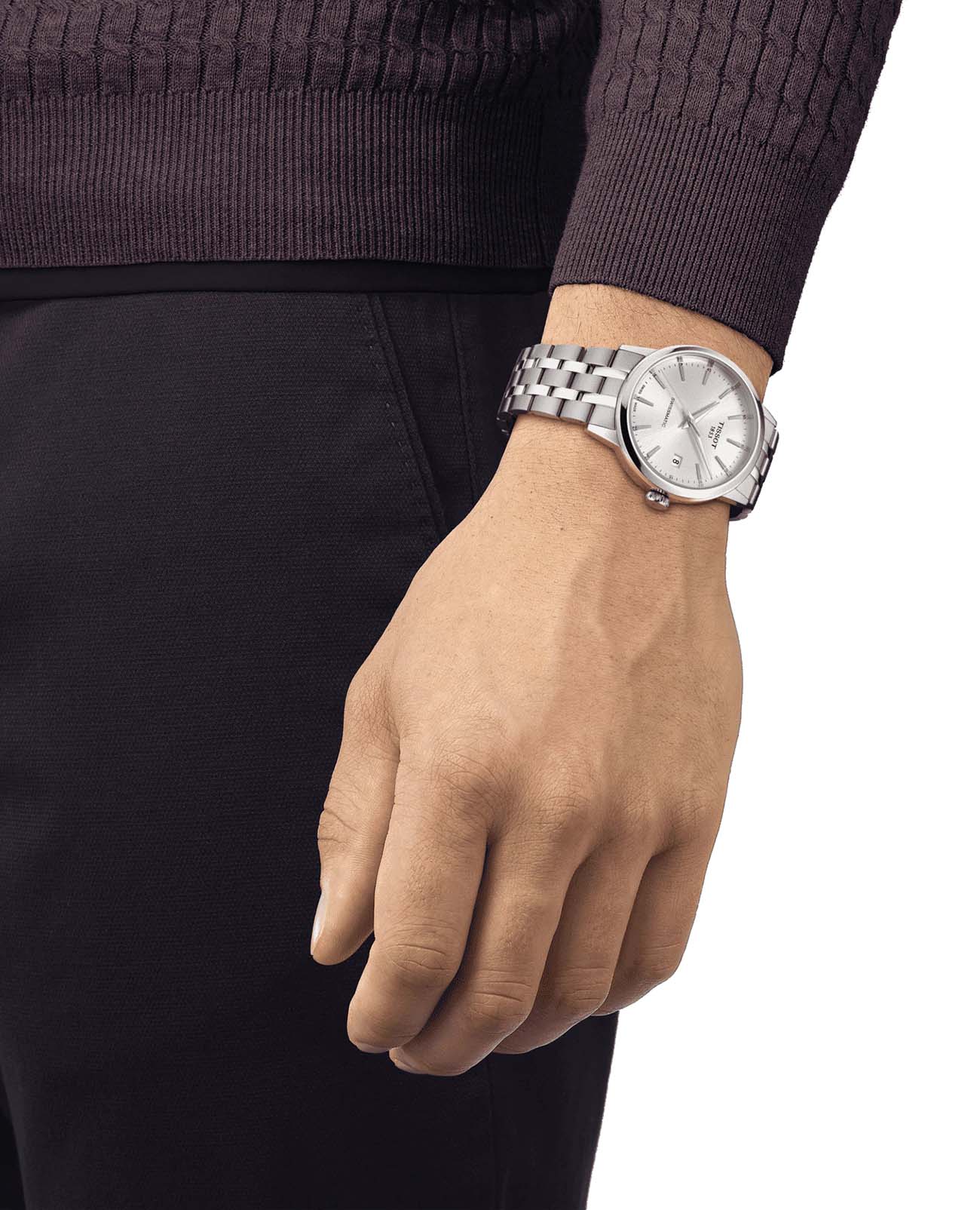 Tissot Tissot Classic Dream Swissmatic T129.407.11.031.00 Classic Dream, наручные мужские часы фото под углом