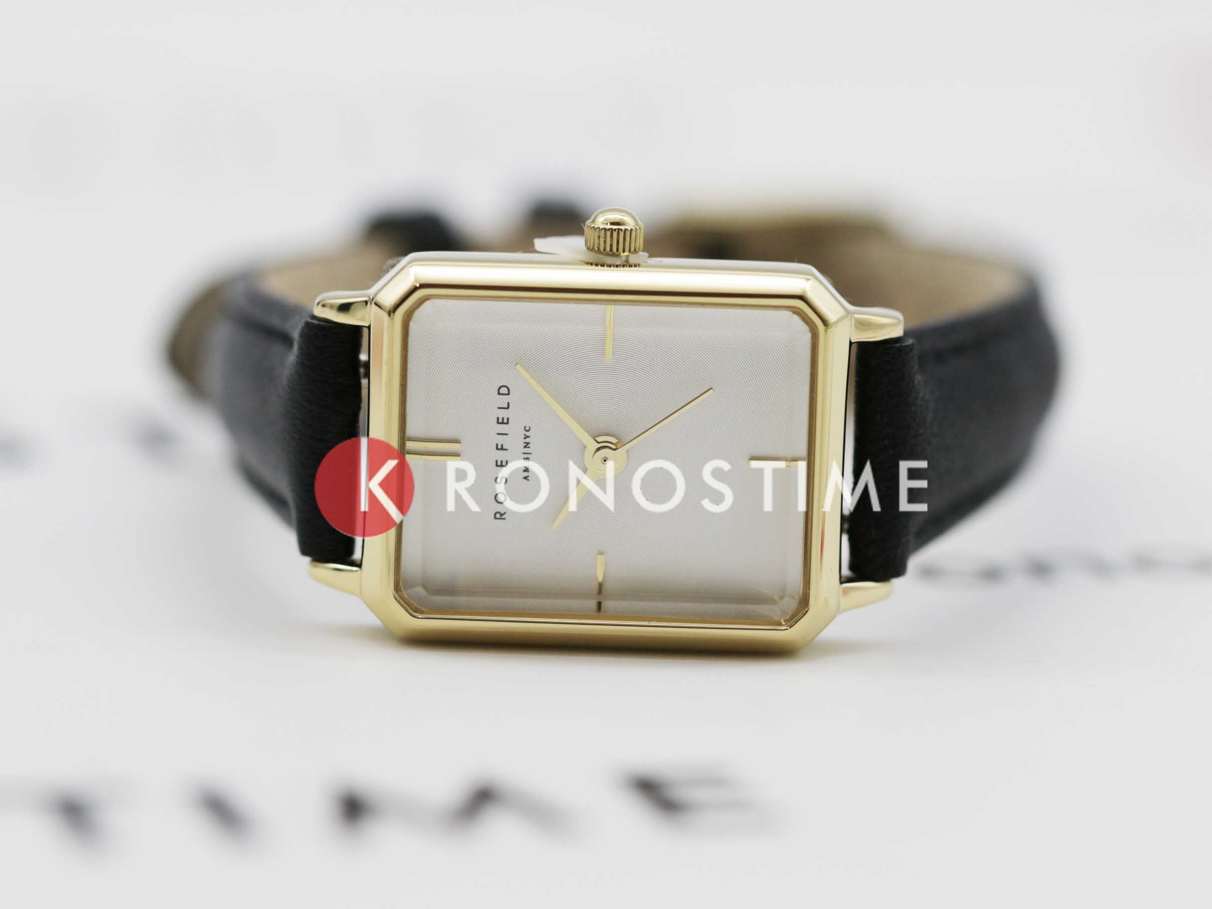 Rosefield Rosefield Octagon XS OWBLG-O84,  сша женские часы на браслете кожаный боковой вид