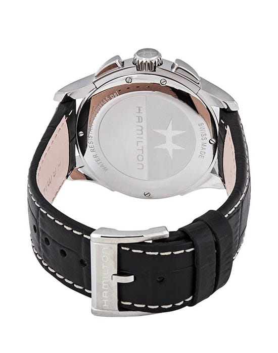 Hamilton Hamilton Jazzmaster Chrono Quartz H32612741 кварцевые мужские часы часы крупный план синий циферблата