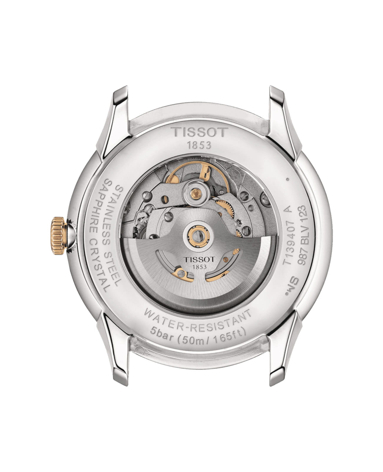 Оригинальные часы Tissot Tissot Chemin des Tourelles Powermatic 80 42 mm T139.407.22.038.00 механические калибр механизма powermatic 80 общий вид
