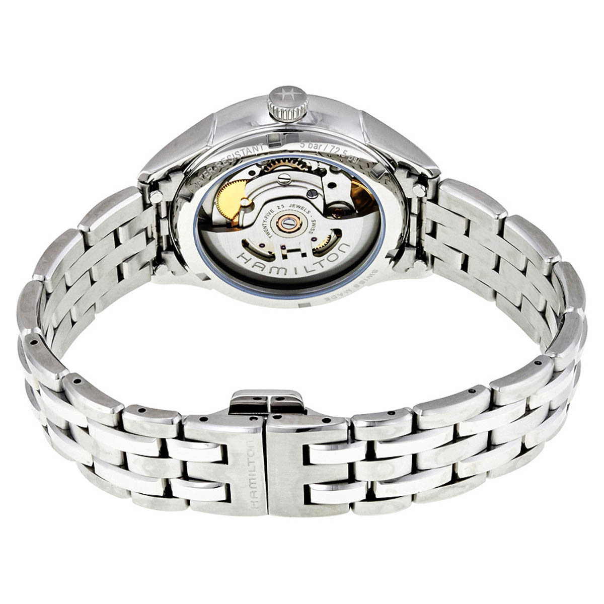Оригинальные часы Hamilton Hamilton Jazzmaster Open Heart Lady Auto H32115191 механические калибр механизма h-10 общий вид