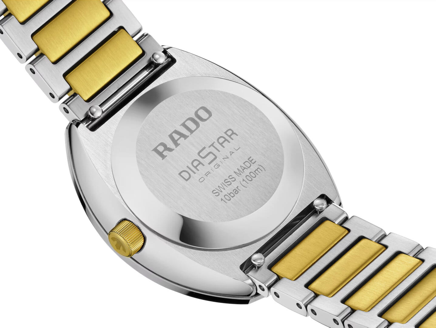 Rado Rado DiaStar Original R12170253, diastar швейцария женские часы на браслете нержавеющая сталь с pvd-покрытием боковой вид