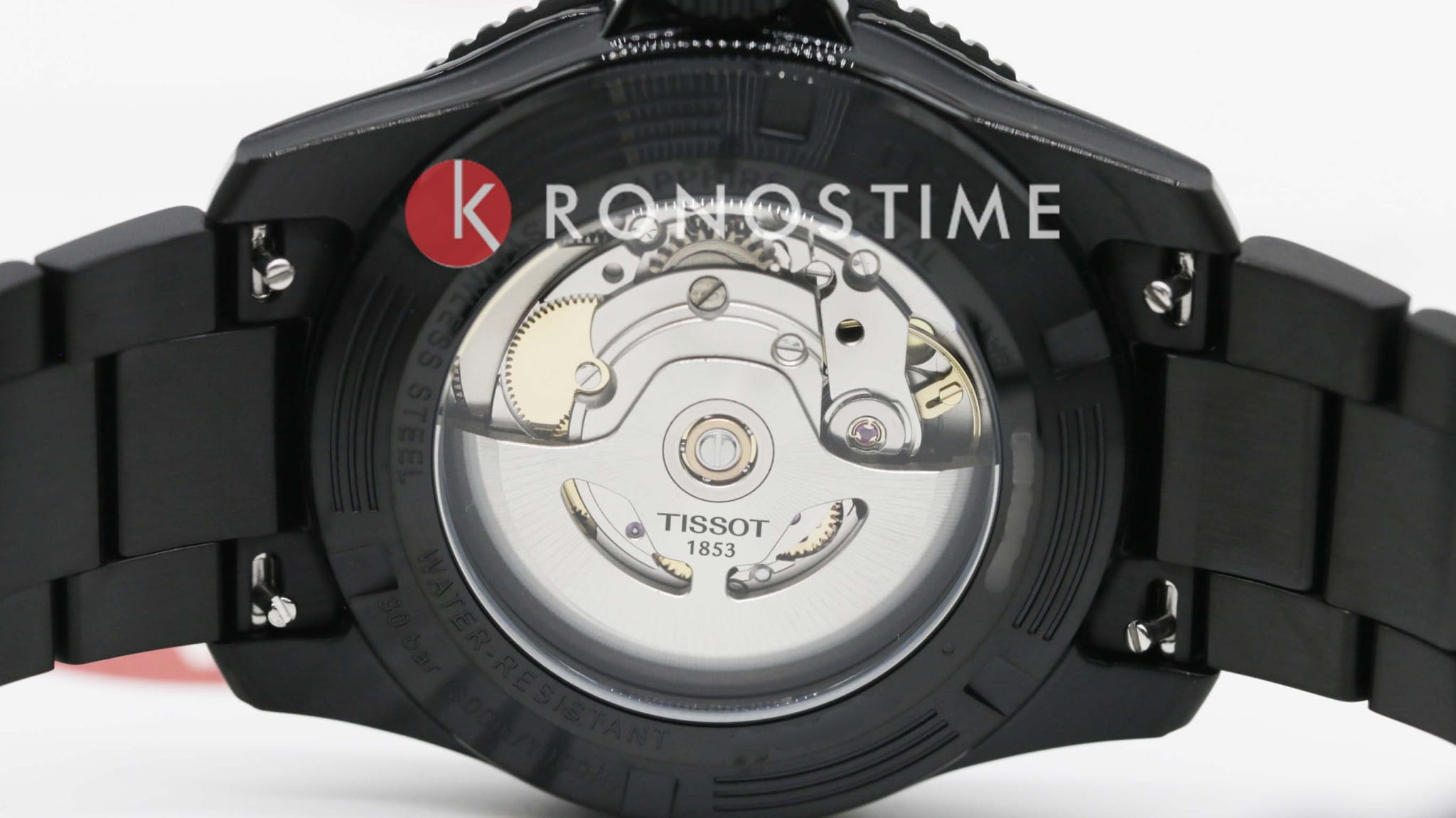 Tissot Tissot Seastar 1000 Powermatic 80 40mm T120.807.33.051.00 Seastar 1000 — детали корпуса и сталь c pvd покрытием