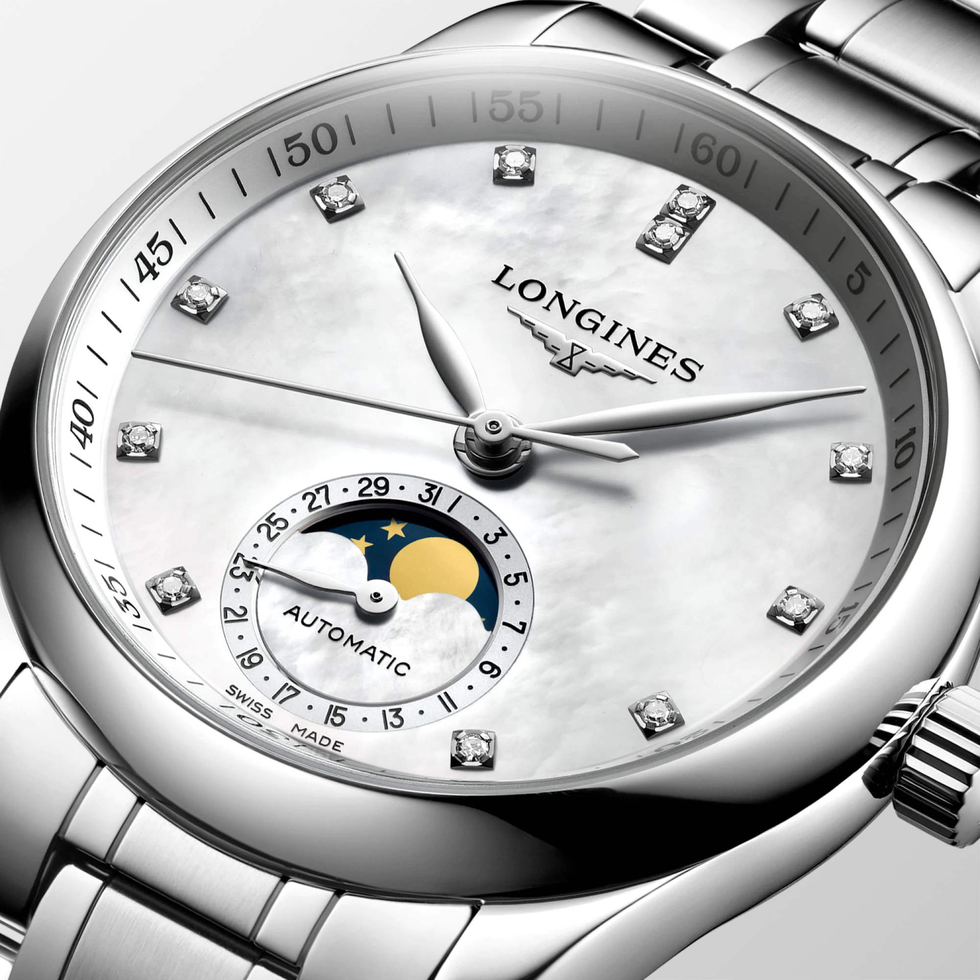 Longines Longines Master Collection L2.409.4.87.6  - задняя крышка сталь металл корпуса, швейцария часы