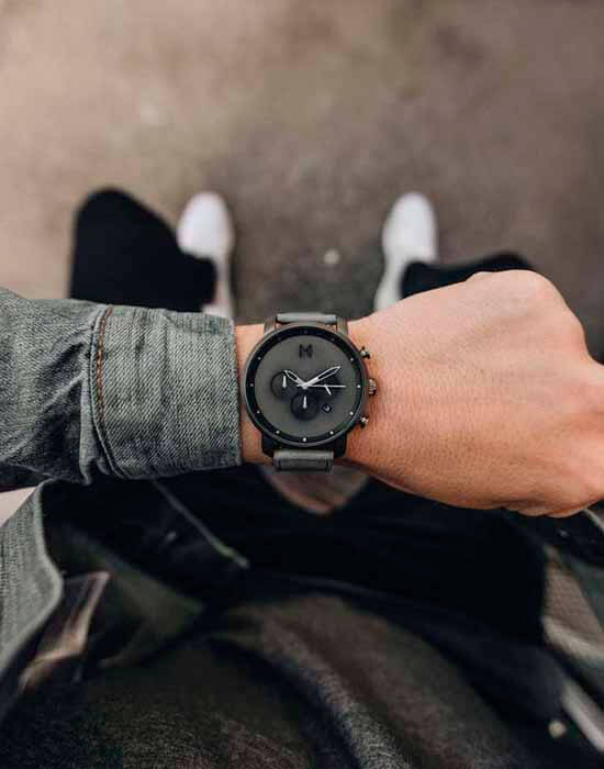 MVMT MVMT D-MC01-BBLGR мужские часы серый циферблат на запястье