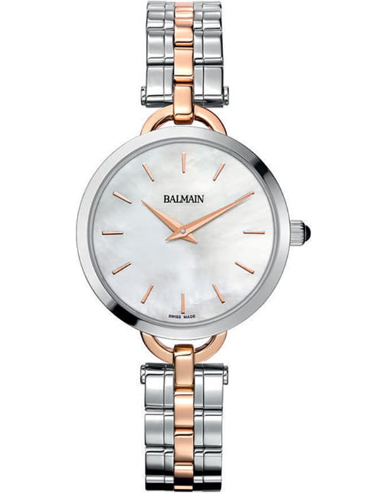 Balmain Balmain Orithia II B4778.33.86  B4778.33.86 кварцевые женские часы серебристый циферблат, браслет нержавеющая сталь с pvd-покрытием — вид спереди