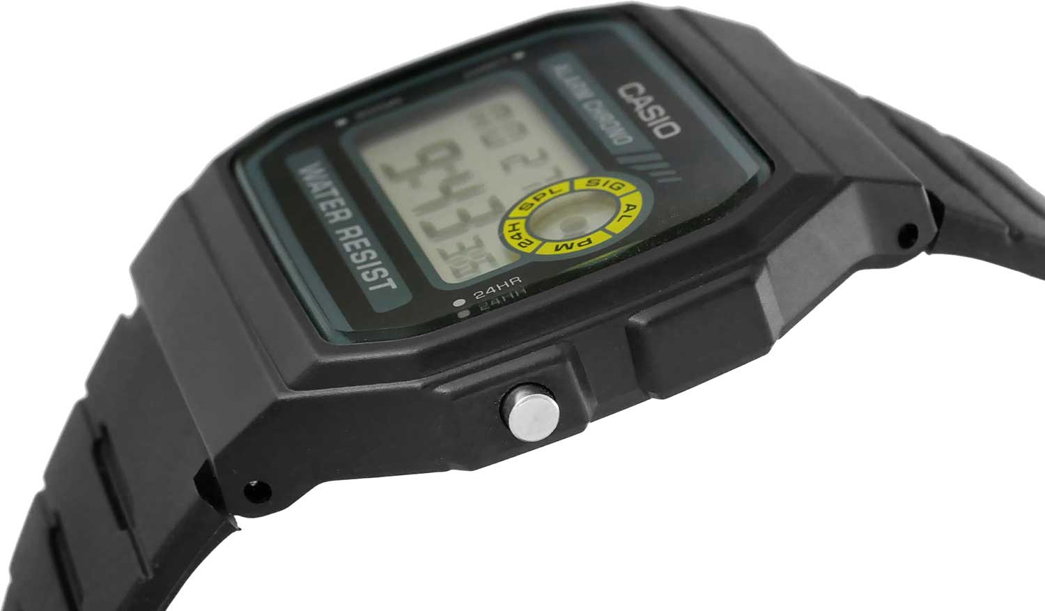 Casio Casio Collection F-94WA-8D кварцевые мужские часы часы крупный план серый циферблата