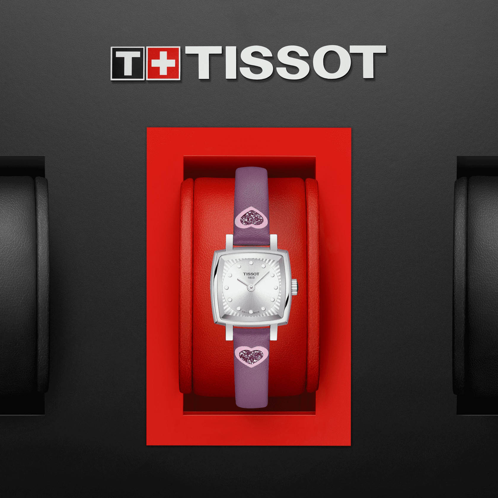 Tissot T0581091603600 женские часы застежка крупным планом
