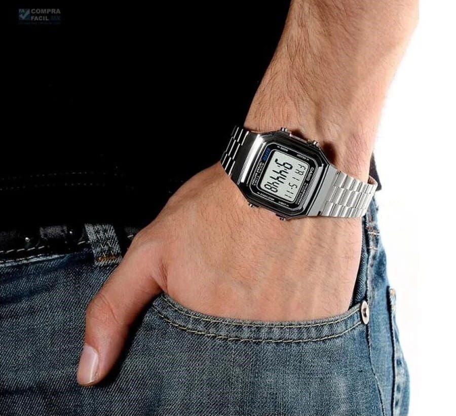 Casio Casio Vintage A178WA-1ADF (A178WA-1A) , наручные мужские часы фото под углом