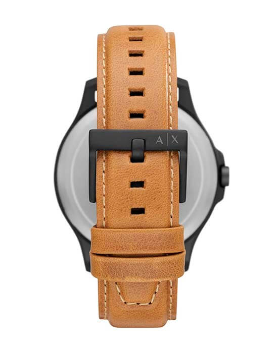 Armani Exchange Armani Exchange Hampton  AX2412,  италия мужские часы на браслете кожаный боковой вид