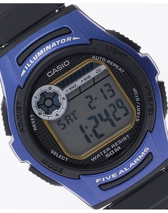 Casio Casio Collection W-213-2A , наручные мужские часы фото под углом