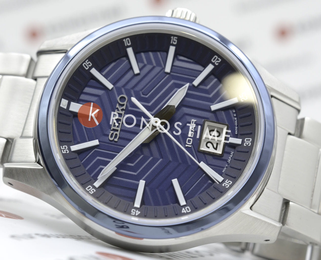 Оригинальные часы Seiko Seiko Discover More SUR559P1 кварцевые калибр механизма 6n76 общий вид