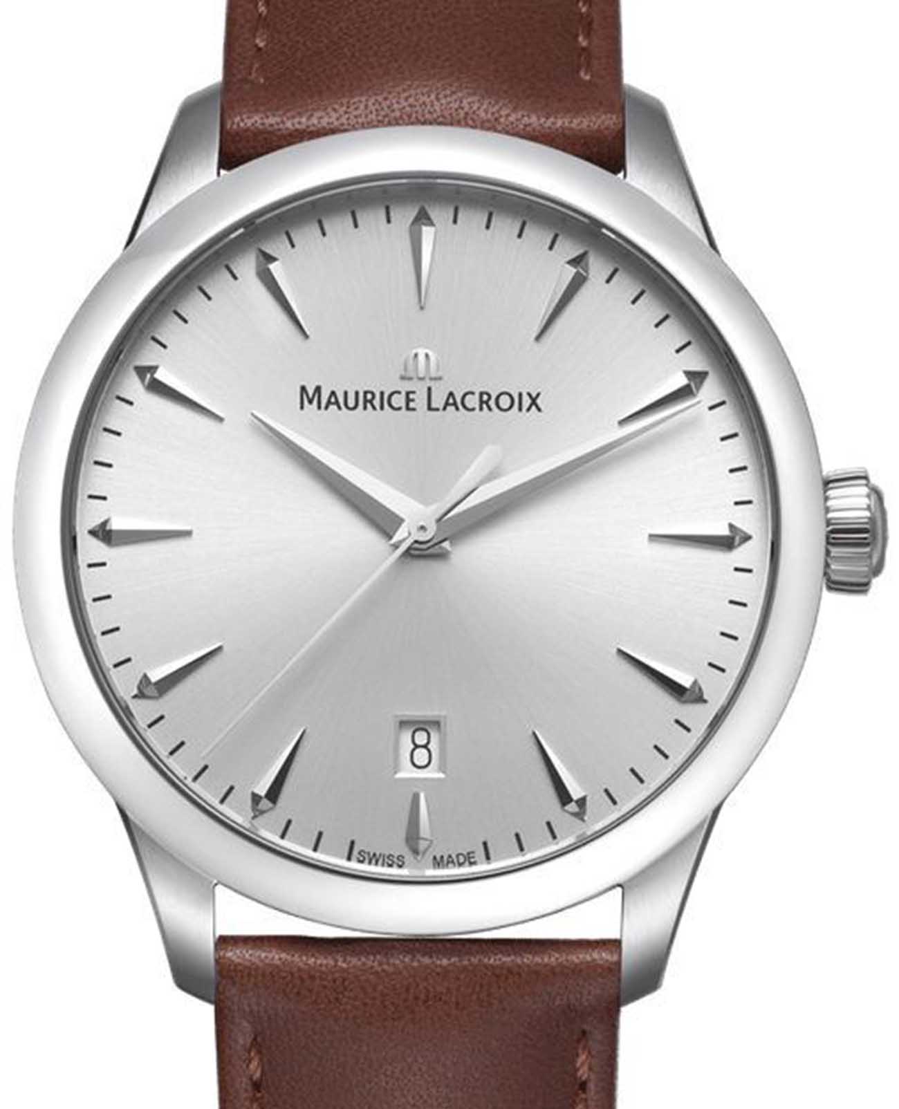 Maurice Lacroix Maurice Lacroix 1975 751007-SS001-130-3 , наручные мужские часы фото под углом