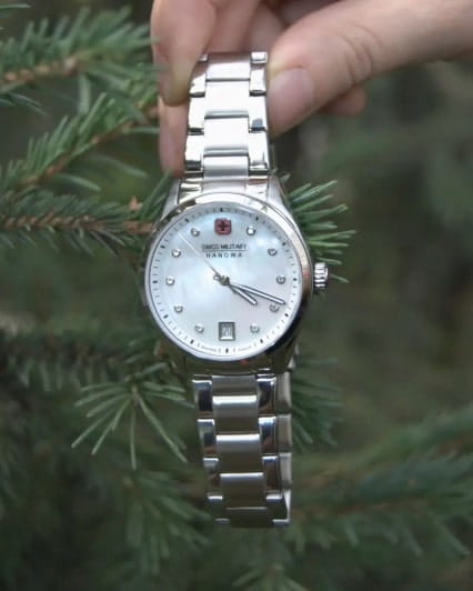 Swiss Military Hanowa Swiss Military Hanowa Sparkle Lady SMWLH0005001 , наручные женские часы фото под углом