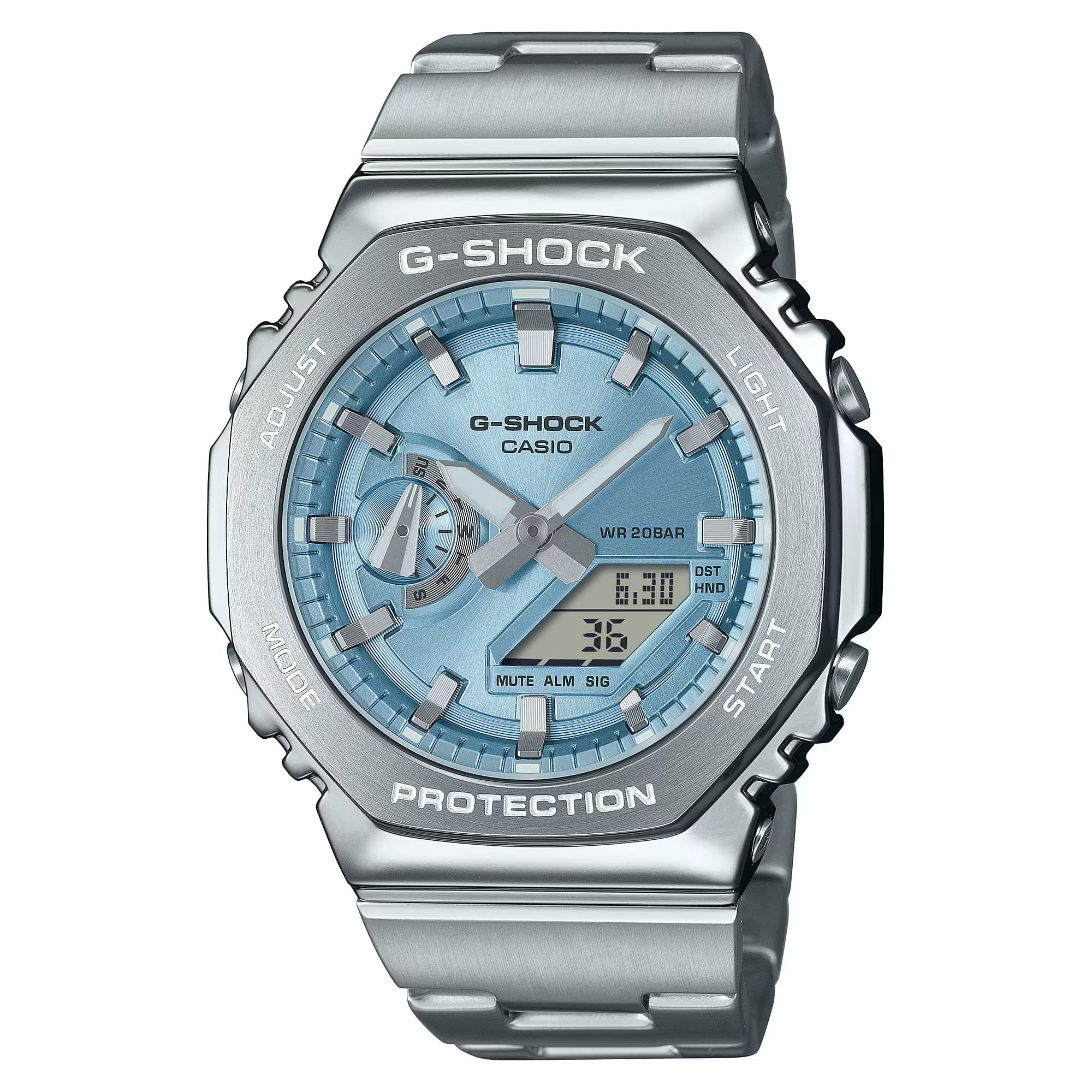 Casio Casio G-Shock GM-2110D-2A (GM-2110D-2A) GM, наручные мужские часы фото под углом