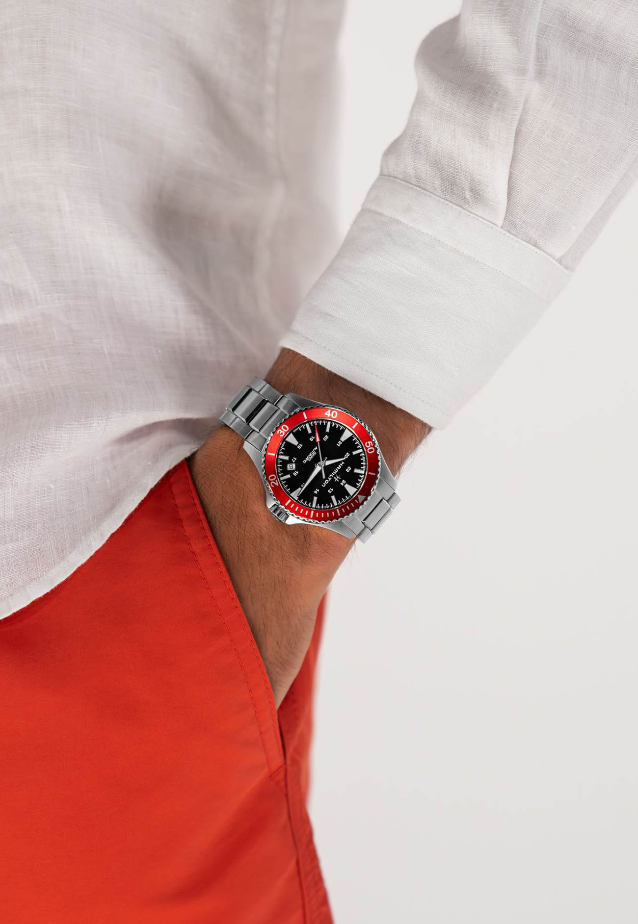 Hamilton Hamilton Khaki Navy Scuba Auto H82405130  - задняя крышка металл корпуса, швейцария часы