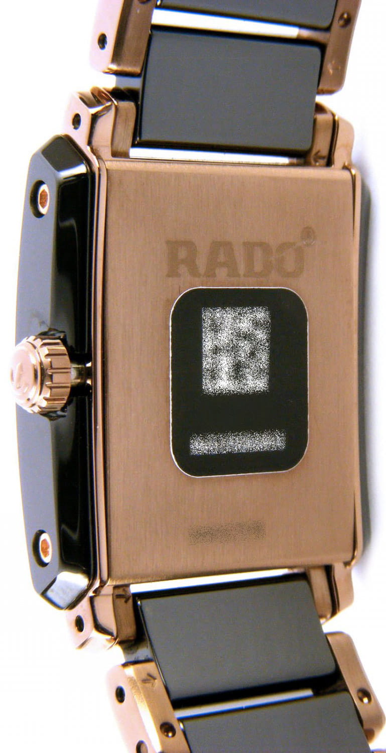 Rado Rado Integral R20201302, integral швейцария женские часы на браслете сталь + pvd + керамика боковой вид