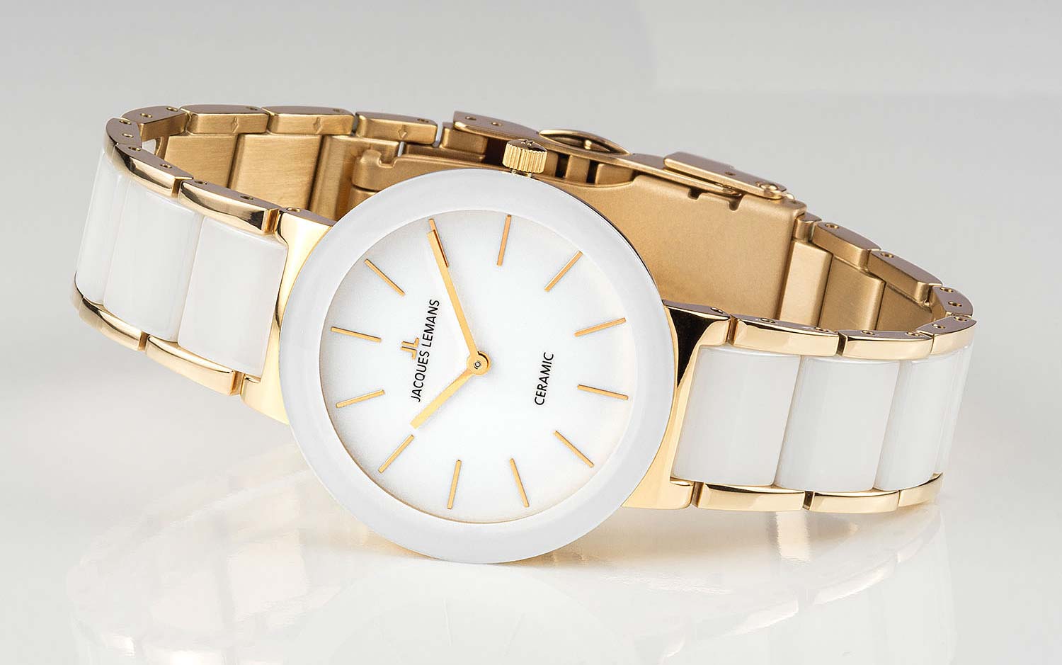 Jacques Lemans Jacques Lemans High Tech Ceramic 42-8F, high tech ceramic австрия мужские часы на браслете керамика боковой вид