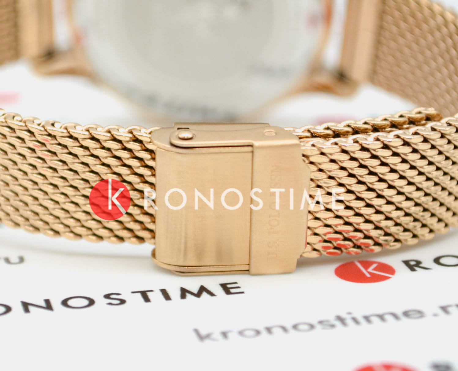 U.S. Polo Assn. U.S. Polo Assn. Stile USPA2022-01  - задняя крышка сталь металл корпуса, сша часы