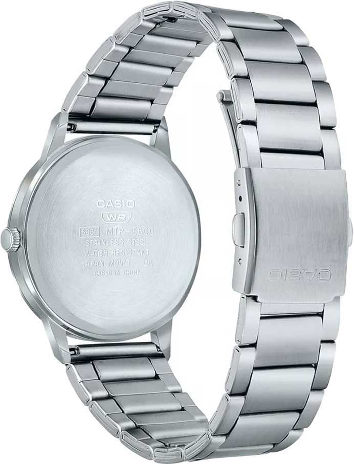 Оригинальные часы Casio Casio Collection MTP-E600D-2B кварцевые калибр механизма  общий вид