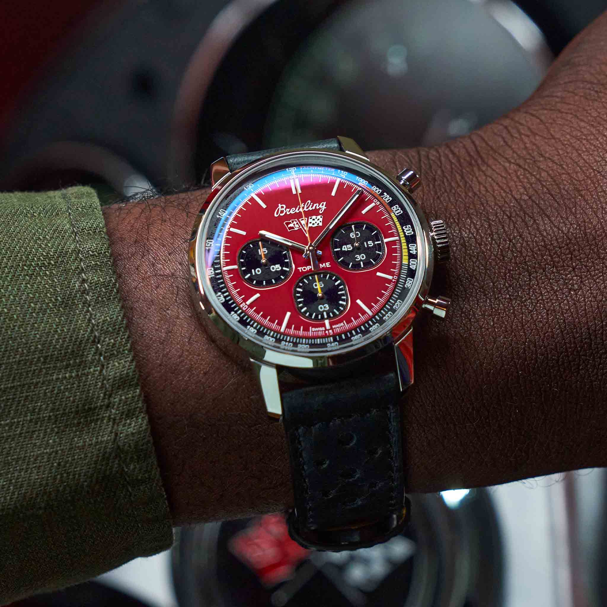 Breitling Breitling Top Time Chevrolet Corvette A25310241K1X1 мужские часы красный циферблат на запястье