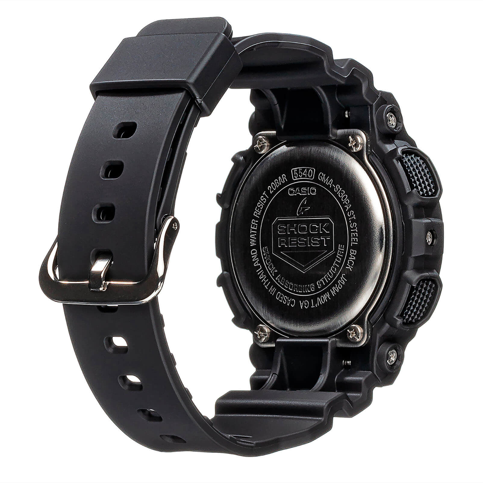 Оригинальные часы Casio Casio G-Shock GMA-S130PA-1A электронные калибр механизма  общий вид