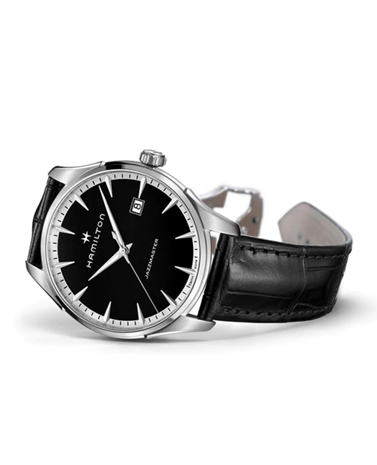 Hamilton H32451731 мужские часы застежка крупным планом
