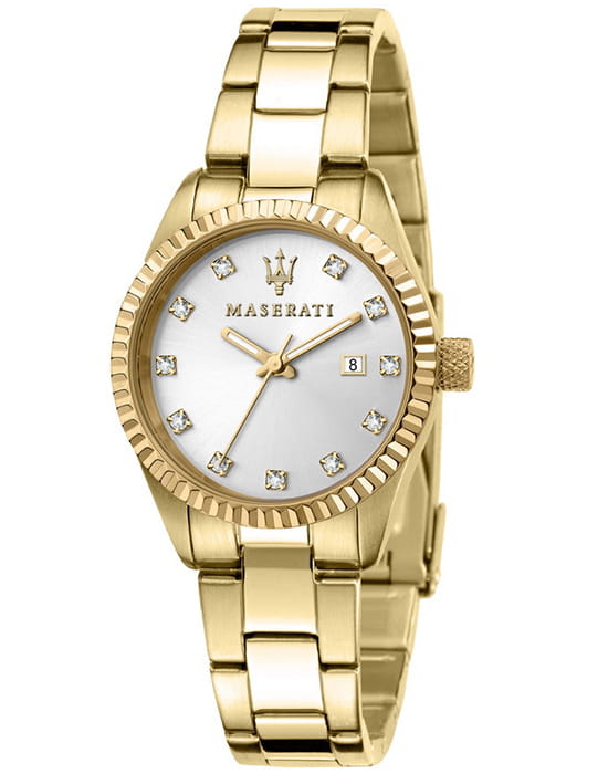 Maserati Maserati Competition Lady R8853100506  R8853100506 кварцевые женские часы серебристый циферблат, браслет нержавеющая сталь — вид спереди
