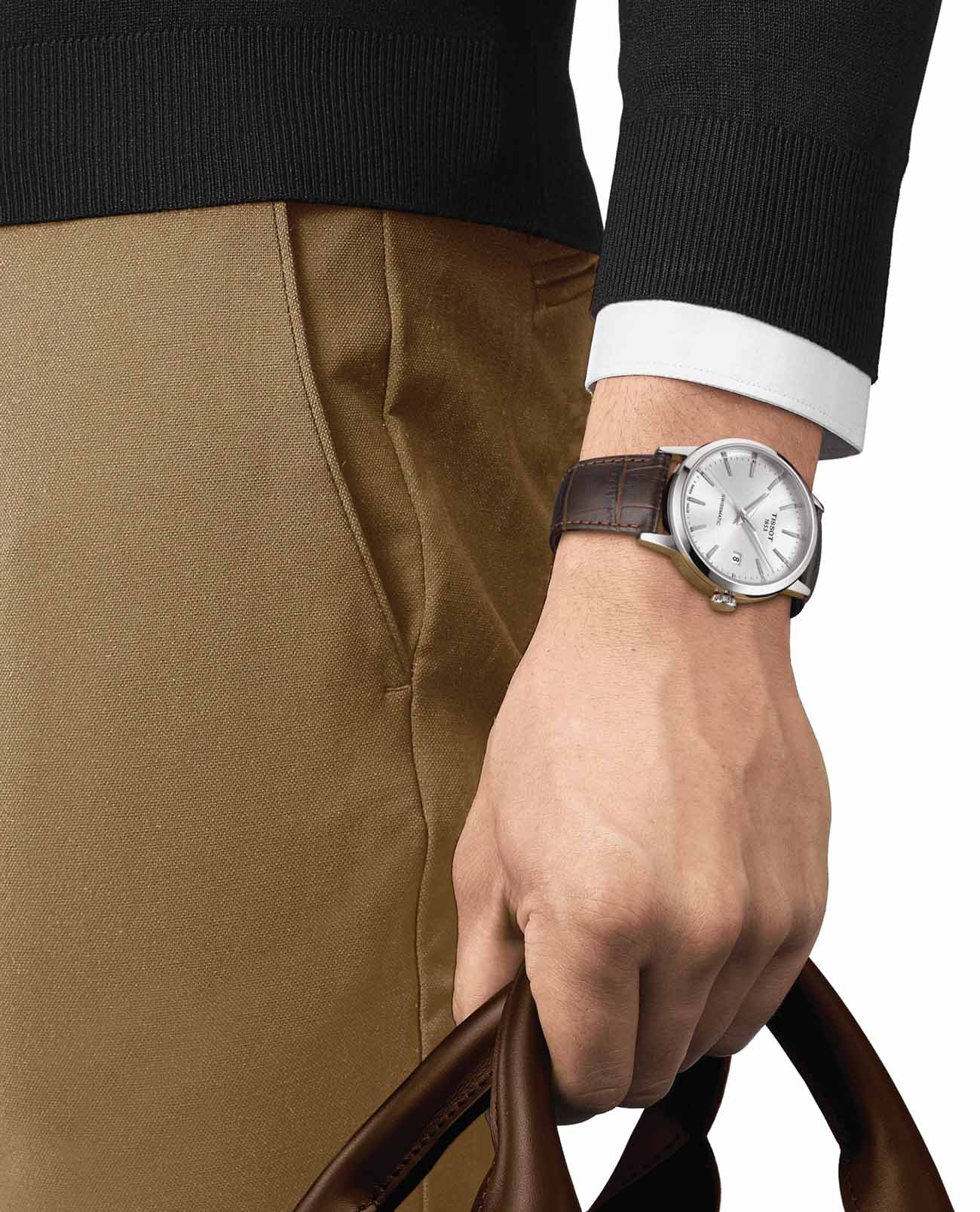 Tissot Tissot Classic Dream Swissmatic T129.407.16.031.00 Classic Dream, наручные мужские часы фото под углом