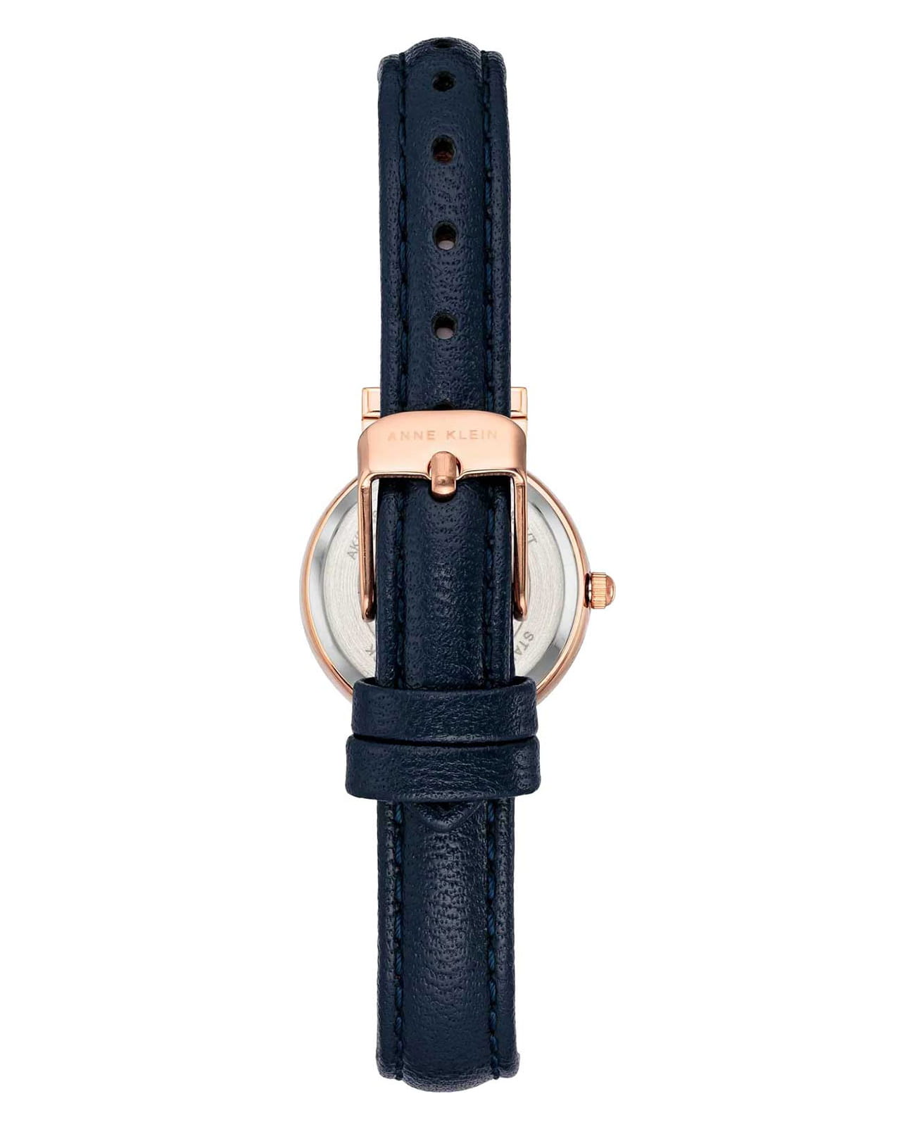 Anne Klein Anne Klein Classic 2246RGNV,  сша женские часы на браслете кожаный боковой вид