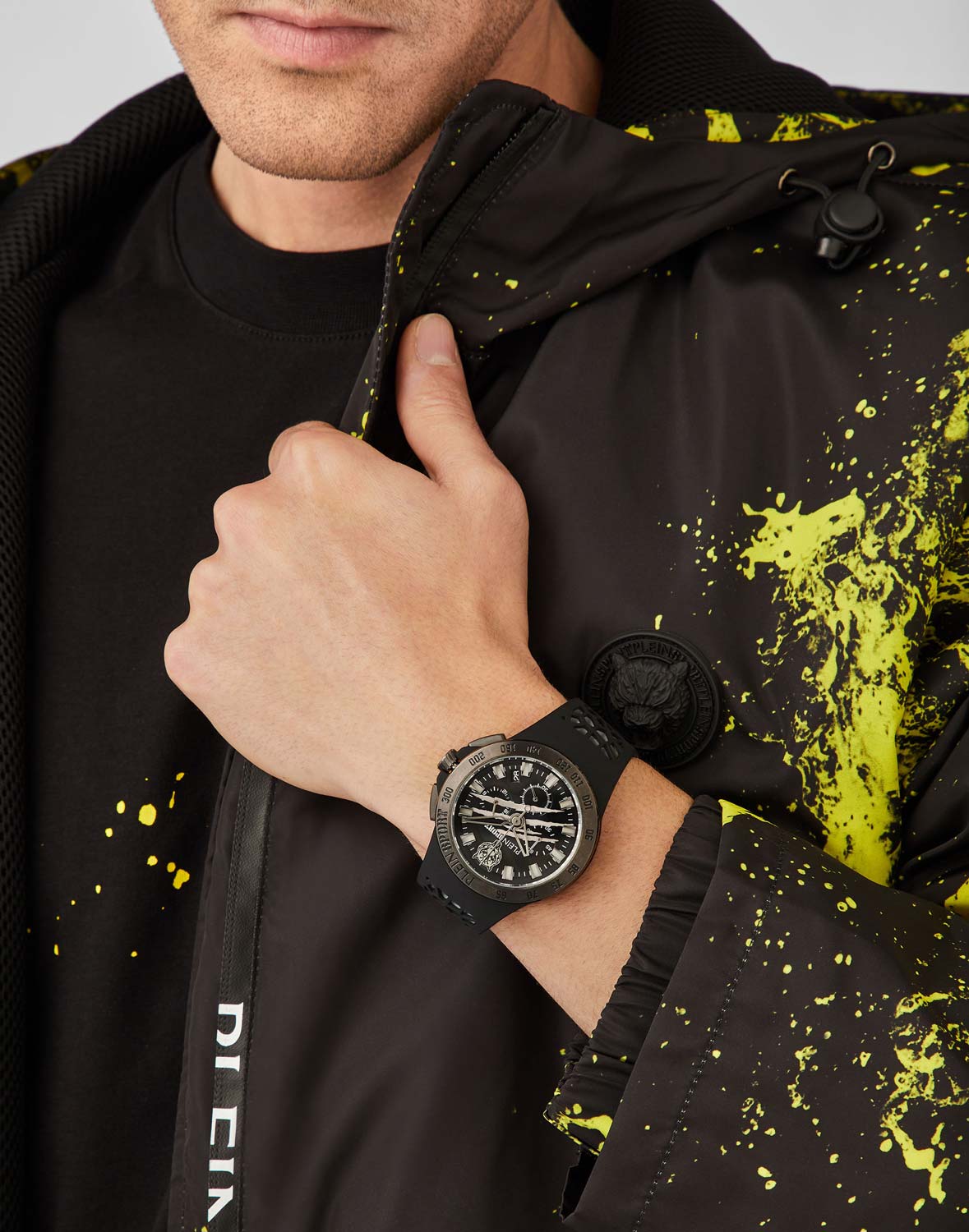 Plein Sport Plein Sport Thunderstorm Chrono PSABA0123 , наручные мужские часы фото под углом