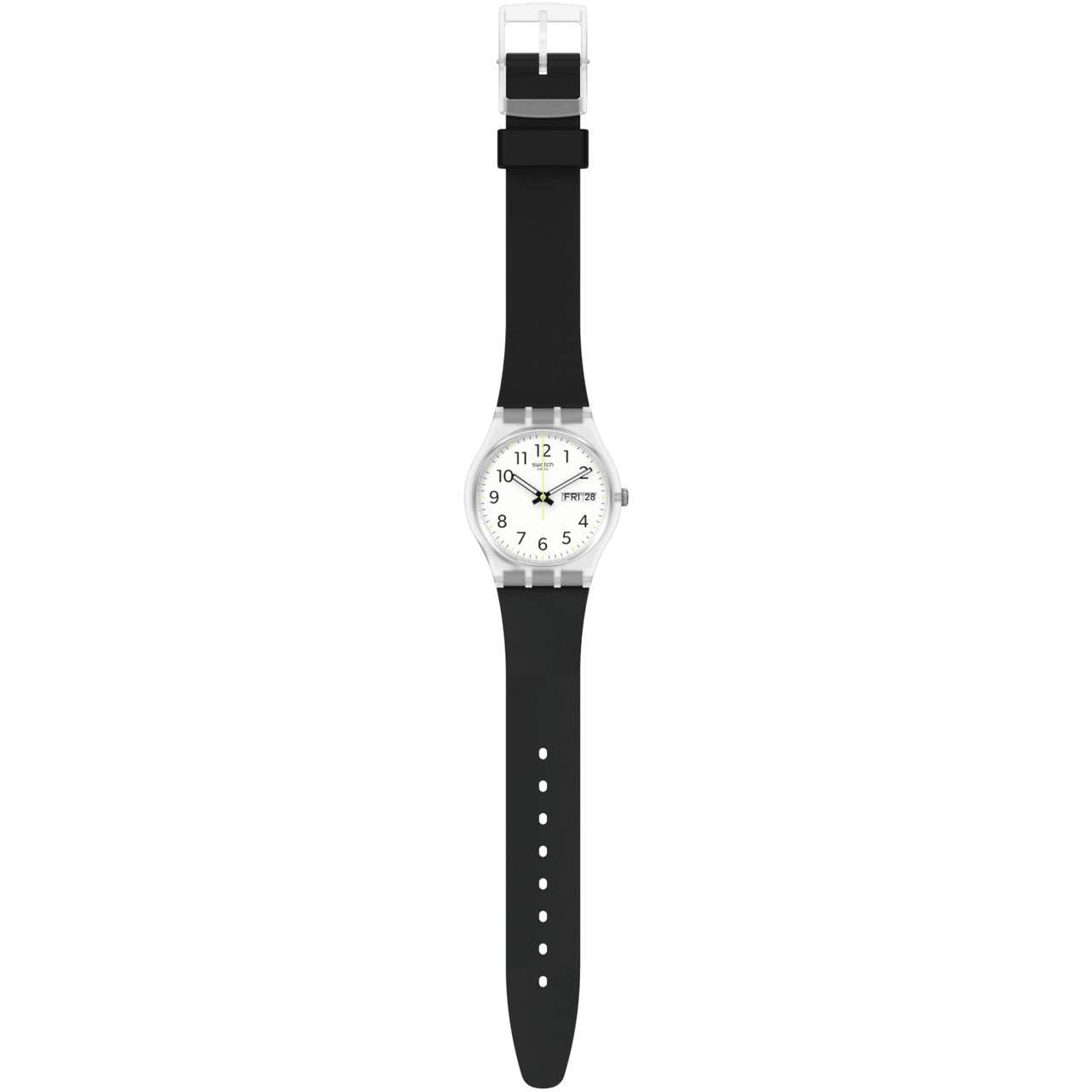 Swatch Swatch Gent Standard GE726-S26, gent швейцария женские часы на браслете силикон боковой вид
