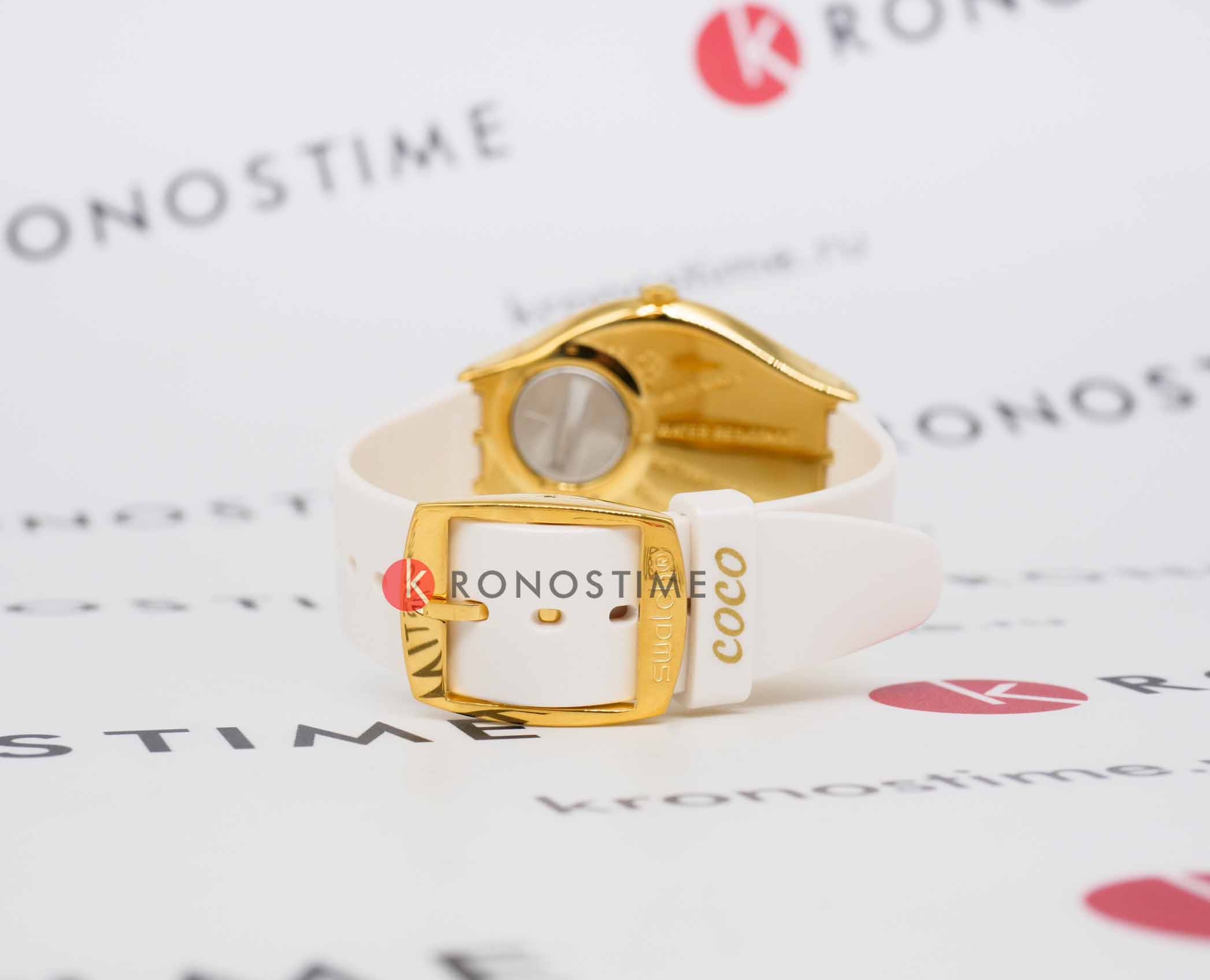 Swatch Swatch Skin Irony SYXG127 женские часы желтый циферблат на запястье